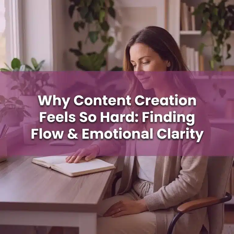 Why Content Creation Feels So Hard: Finding Flow & Emotional Clarity